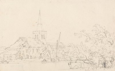 Great Marlow Church, Buckinghamshire by Thomas Girtin